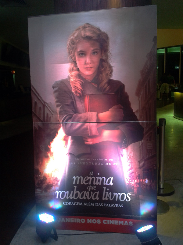 pré-estreia A Menina que Roubava Livros