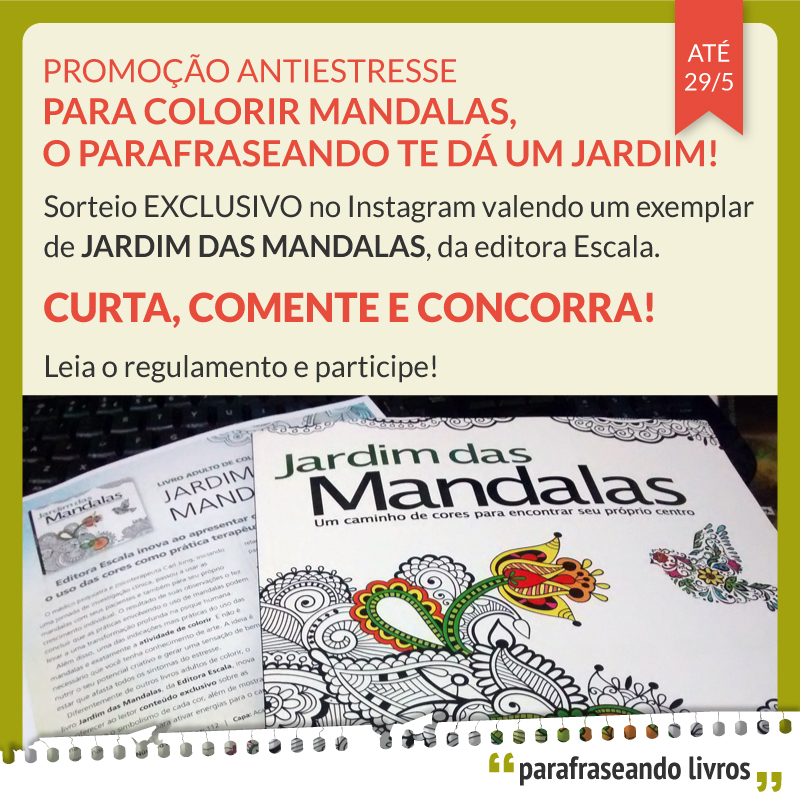 Promoção Jardim das Mandalas – exclusiva no Instagram