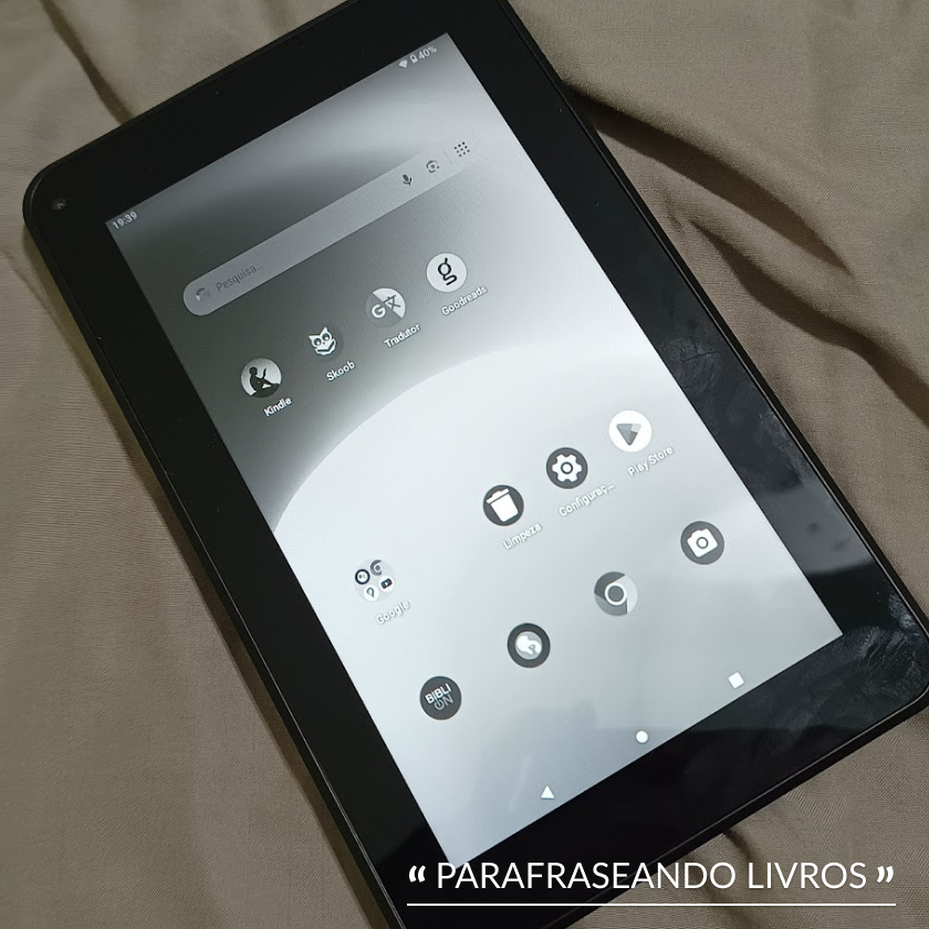 Comprei uma tablet…